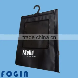 China Suppliers PVC Hook Bag for Underwear Packaging and Garment Bag thumbnail-1