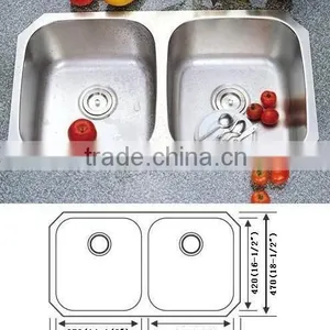 Stainless Steel Sink 8247A thumbnail-1