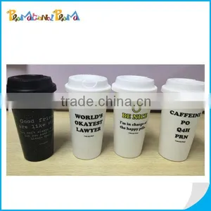 12oz Plastic Coffee Tumbler With Logo Printing thumbnail-1