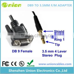 DB9 Female to Stereo 3.5mm Plug Cable thumbnail-1