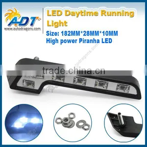 2 Pcs Car 6 LED DRL Driving Daytime Running Day LED Light Head Lamp Super White thumbnail-1