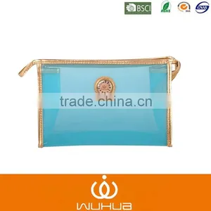 2016 Luxury Yellow PVC Handbag for Cosmetic Convenience thumbnail-3