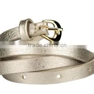 Silver Color Ladies PU Belt thumbnail-1