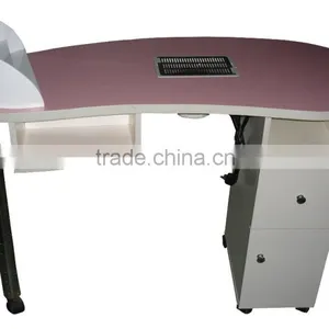 LNE-028 Manicure Table, Nail Desk,Nail Table Nail Salon Manicure Table Manicure and Pedicure Tables thumbnail-2