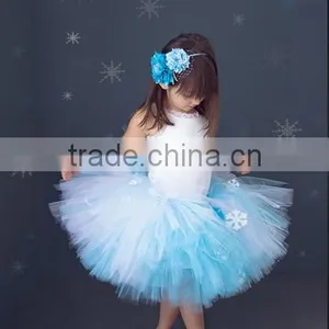 Girls Snowflake Tutu Skirts for Party thumbnail-2