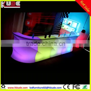 Nightclub Light up Plastic Bar Table Counter With Colors Changing thumbnail-1
