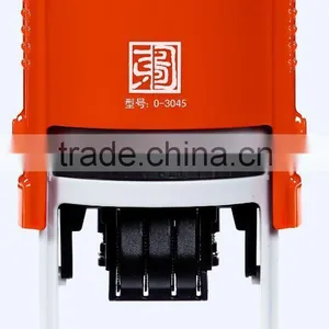 Oval 30*45mm Factory Date Code Self Inking Stamp , Standard Type Date Time Stamp thumbnail-2