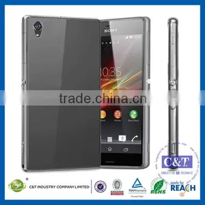 C&T 0.3mm Ultra Thin Clear Rubber Soft TPU Matte Case Cover for Sony z2 thumbnail-1