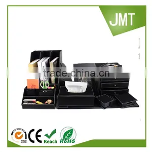 Office Stationery PU Leather Desk Set thumbnail-1