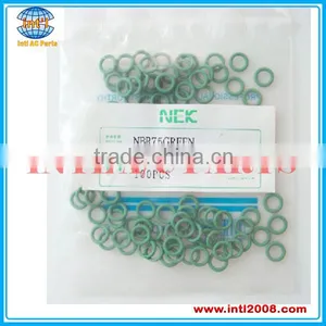O-ring Black/green/purple Color Size: 6.8 * 1.9 100pc/ Bag R134a Auto Parts O-ring Manufacture in China Car O-ring thumbnail-1