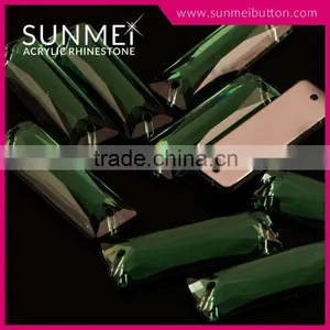 Factory Direct Sew on Flat Back Jade Rhinestone thumbnail-6