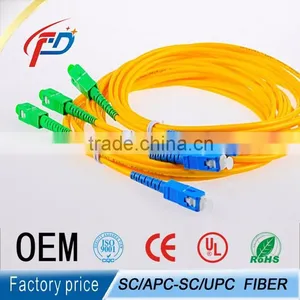 SC/APC-SC/UPC Fiber Optic Cable Patch Cord thumbnail-1