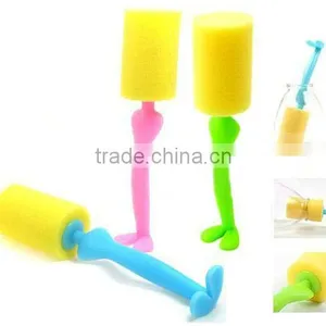 Colorful Sponge Cup Cleaning Brush Sponge Bottle Cleaning Brushes thumbnail-6