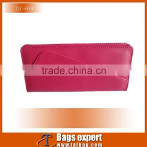 New Arrival Wholesale Custom pu Leather Wallets for Lady 2016,red pu for Body thumbnail-1
