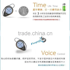 Hot Selling Sport Earphone Mini Handsfree Earphone Invisible V4.0 Stereo Bluetooth Earphone thumbnail-2