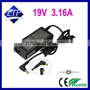 60W 19V 3.16A Power Supply With Connector 5.5*2.1mm Laptop Adapter for Acer AL1714 AL1913 Battery Charger thumbnail-1