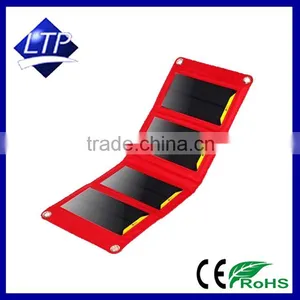 Factory Direct Selling 8W Storage Solar Charger for Mobile Phone Tablet Electricity and Storage 2 in 1 Handbag Folde thumbnail-3