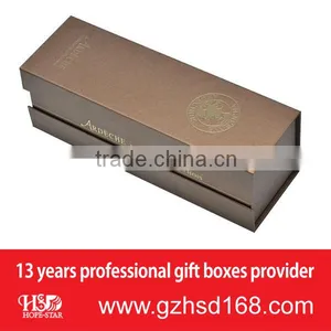 Wholesale Luxury Matte Wine Box Wine Bottle Packaging Box Custom Logo Printed Paper Cardboard Packaging Box for Wine Bottle thumbnail-3