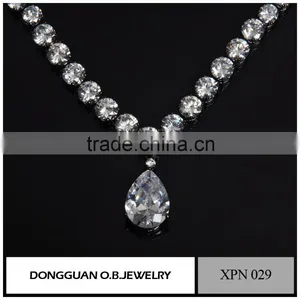 Handmade Jewelry White Gold Freshwater Pearl Necklace Pendant Designs thumbnail-2