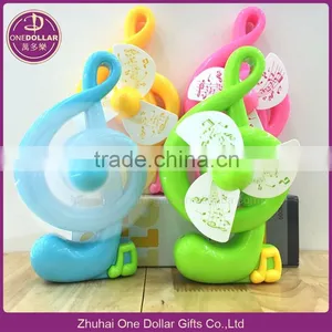 Musical Notes Rechargers and USB-powerful Fan for Desk, Travel thumbnail-1