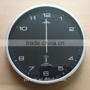 Hot Selling 12 Inch Plastic DCF Radio Controlled Wall Clock 2016 thumbnail-2