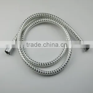 Best Quality PVC White and Silver Shower Tube Flexible Hose thumbnail-1