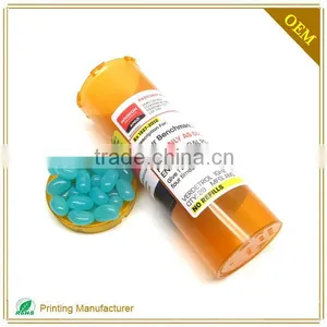 Custom Print Plastic Pvc Shrink Wrap Pharmaceutical Bottle Label thumbnail-3