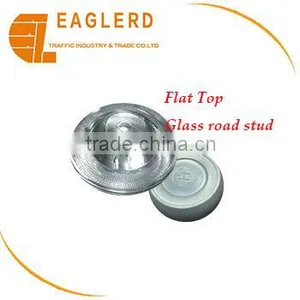 Durable Flat Top Glassed Tiger Eye Road Stud thumbnail-1