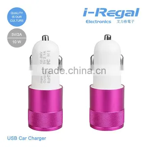 New Usb Car Charger!!! 2 Port Usb Car Charger With CE ROHS Certification thumbnail-1