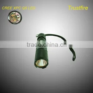 Trustfire Cree Q5 Led Torch aa Battery Rechargeable Led Flashlight 160 Lumens With Yellow Tail Switch Saled by Original Factory thumbnail-1