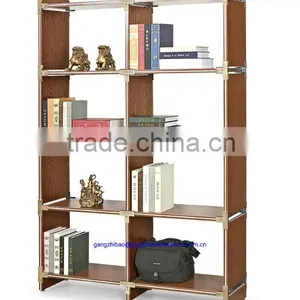 New Style Office Bookshelf in Melamine Wood Without Door C-320 thumbnail-1