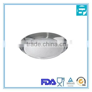High Quality Stainless Steel Metal Seafood Paella Pan thumbnail-1