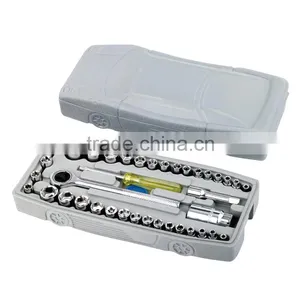40pcs Car Design Case Hands Tools Kit Socket Wrench thumbnail-1