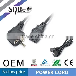 SIPU Best Quality EU Nema 5-15p Power Cord for pc thumbnail-1