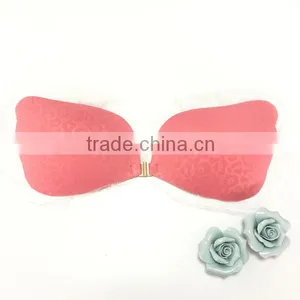 High Quality China Factory Sexy Lingerie Sexy Invisible Breathable Strapless Self Adhesive Silicon Bras thumbnail-5