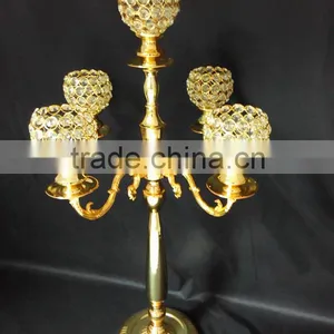 Crysal Table Centerpiece Wedding Candleabra Centerpiece, Wholesale Tall Candelabra Wedding thumbnail-1
