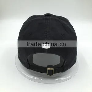 Wholesale Unconstructed Brushed Cotton Washed Baseball Cap thumbnail-3
