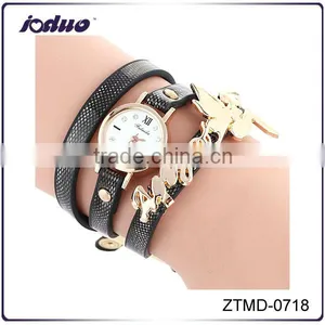 2016 Fashion Lady Angel Leather Watches thumbnail-1