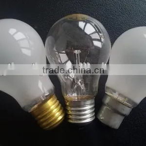E27 CLEAR/FROSTED Light Bulbs/lamps/incandescent Bulbs/incandescent Lamps 1000h CE ROHS thumbnail-1