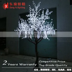 Life-size White Blossom Tree Featuring Brilliant White LED Blossoms Trees for Special Events and Outdoor Garden thumbnail-1