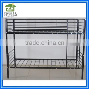 Adult Bunk Bed Cheap/adult Metal Bunk Bed With Safe Wooden Step Padel for Kids thumbnail-2
