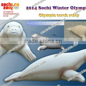 2014 Sochi Winter Olympics Inflatable Walrus Marine Animal thumbnail-5