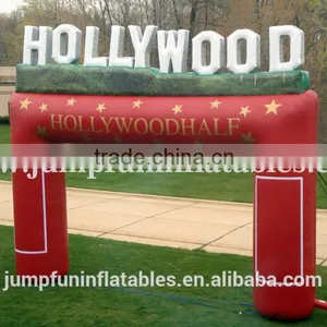 PVC Made Inflatable Custom Arch With Letters and Printing thumbnail-1