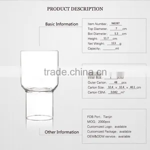 High Borosilicate Heat Resistant Glass Wholesale Glass Liquor Bottles Splitter thumbnail-2