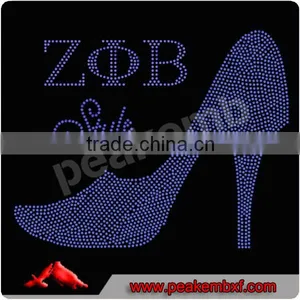 2015 Hot Sale High Heel ZOB Style Iron On Transfer Motif Custom Design thumbnail-1