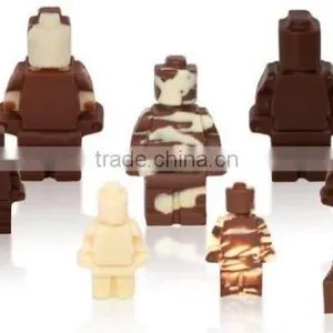 BPA Free Lego, Lego Building Bricks and Figures Silly Candy Molds Ice Cream Tools & Silicone Ice Cube Trays thumbnail-5