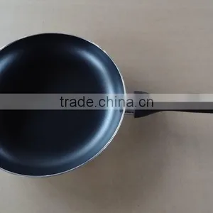 Aliuminium Non-stick Flower Decorated Silk Screen Design Frypan thumbnail-2