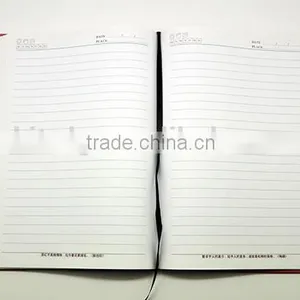 Color Paper Leather Notebook A5, Diary 2015 With Logo thumbnail-3