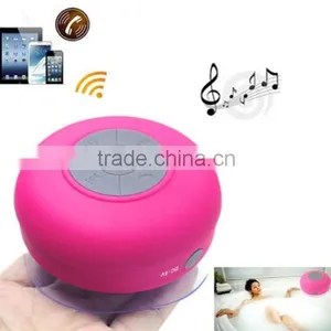 IPX4 Waterproof Mini Portable Bluetooth Shower Speaker thumbnail-1