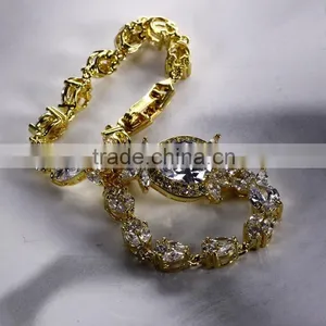 Italian 18k Gold Plated Fashion Jewelry Set thumbnail-2